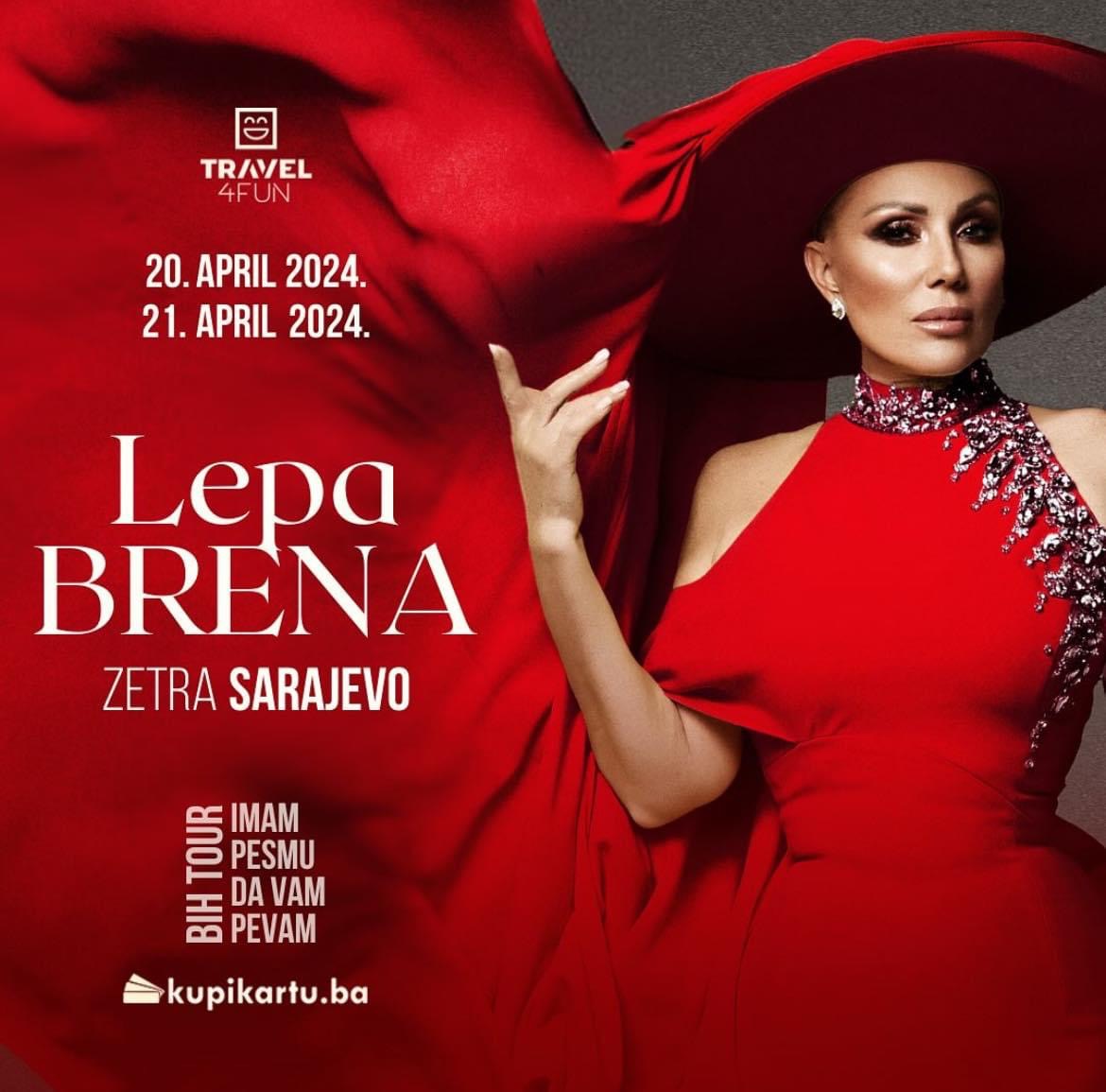 Lepa Brena spremila svjetski spektakl u Sarajevu