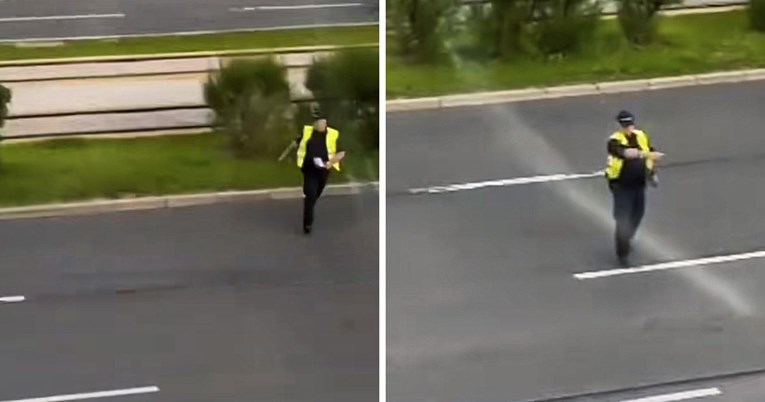 Sarajevo: Policajac iskače iz žbunja s radarom i zaustavlja auta (VIDEO)