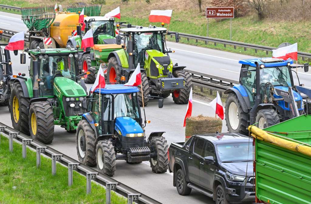 Poljski farmeri blokirali dva granična prelaza s Njemačkom