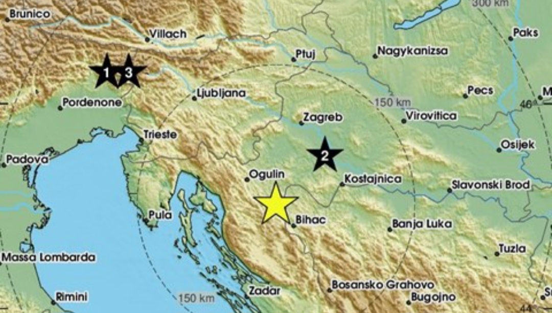 Jači zemljotres u Hrvatskoj, osjetio se i u BiH
