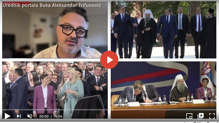 Aleksandar Trifunović o Svesrpskom saboru: Ovo je neformalno ustoličenje Vučića na tronu svesrpske politike na Balkanu