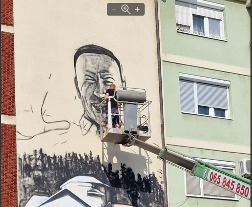 U Bijeljini oslikan mural jednom od ubijenih napadača na Kosovu